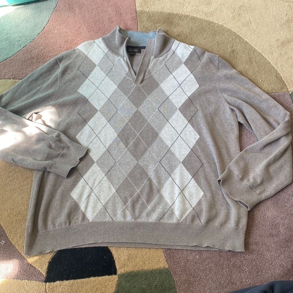 Argyle Sweater Top